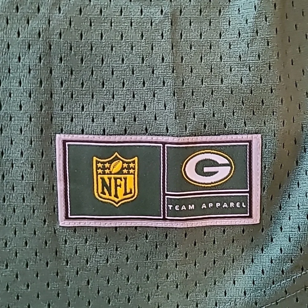 NFL Green & Yellow Green Bay Packers Mesh Jersey Size Large 14/16